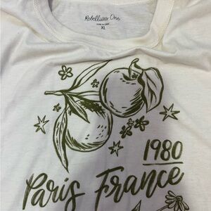Rebellious One Paris France 1980 Graphic Tee